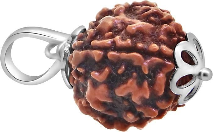 Divine Rudraksha Pendant with Red Thread